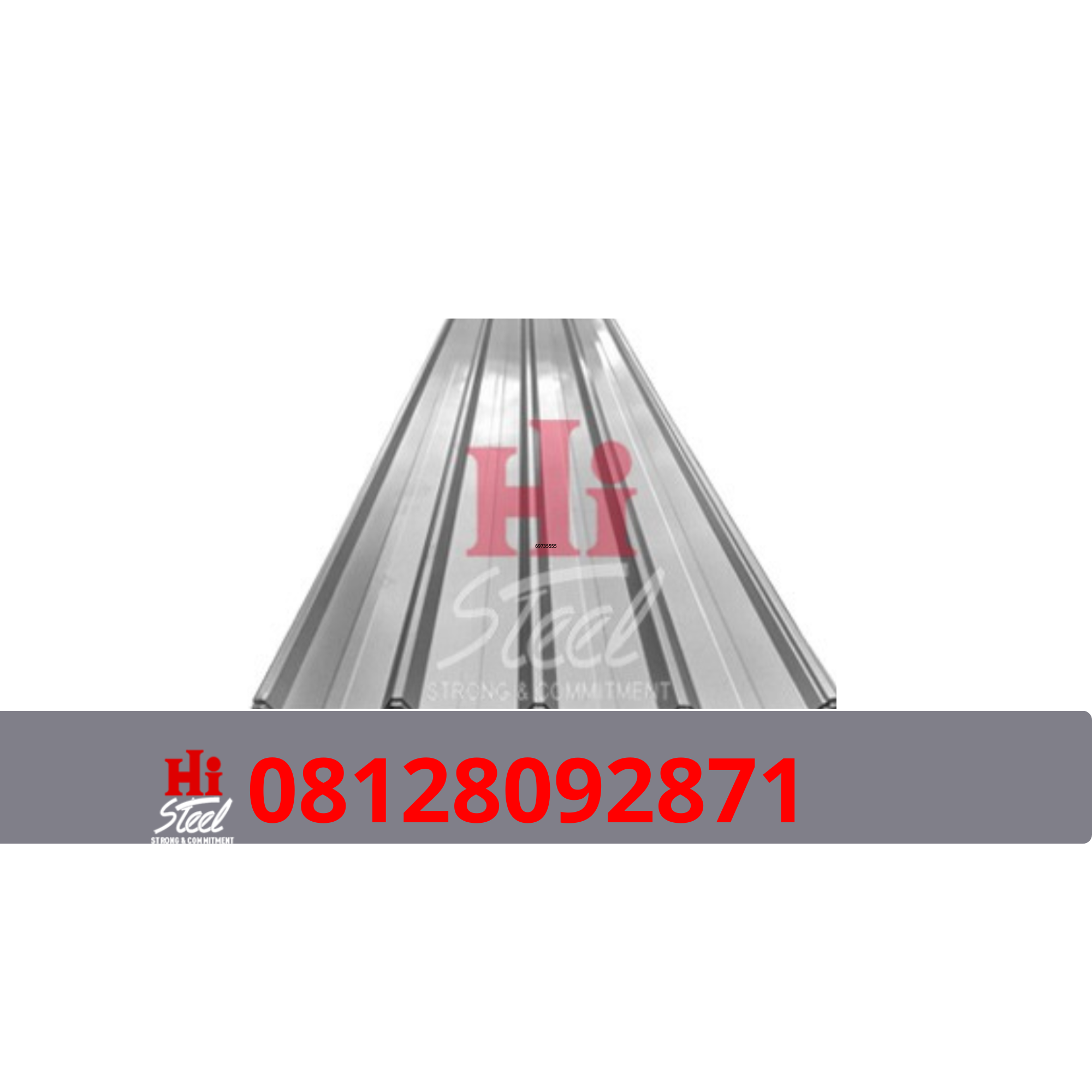 Atap Spandek CBM Bekasi, harga spandek 3 meter, harga spandek 4 meter, atap spandek tebal, spandek 9 gelombang, berat atap spandek