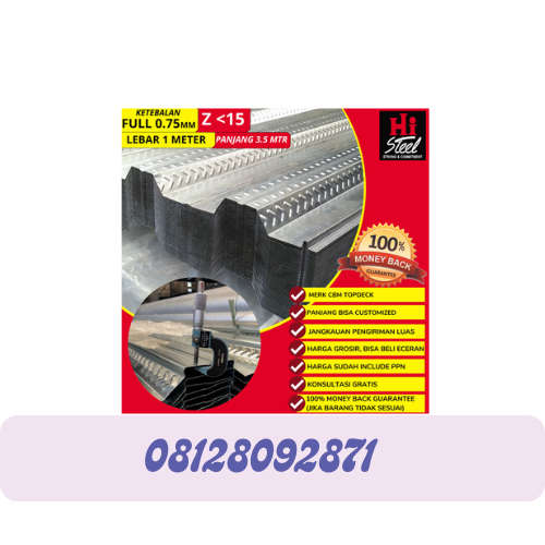 distributor bondek cor, bondek berkualitas, spesifikasi bondek, bondek untuk pelat lantai, harga bondek per lembar, keuntungan bondek, bondek 0,75 mm, bondek galvanis, bondek vs plat, aplikasi bondek, bondek untuk konstruksi, ketahanan bondek, bondek untuk bangunan, pemasangan bondek, perbedaan bondek dan spandek, bondek harga murah, supplier bondek, bondek terjangkau, keunggulan bondek, proyek konstruksi bondek.