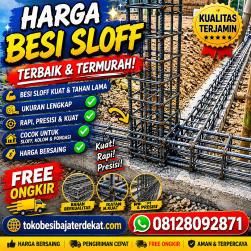 besi beton SNI,besi sloof untuk pondasi,apa itu pondasi cakar ayam