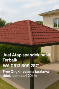 atap spandek pasir,atap galvalum pasir