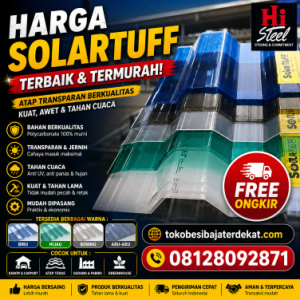 atap solar tuff,harga solar tuff,Solar tuff