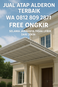 atap alderon,harga atap alderon,atap PVC alderon