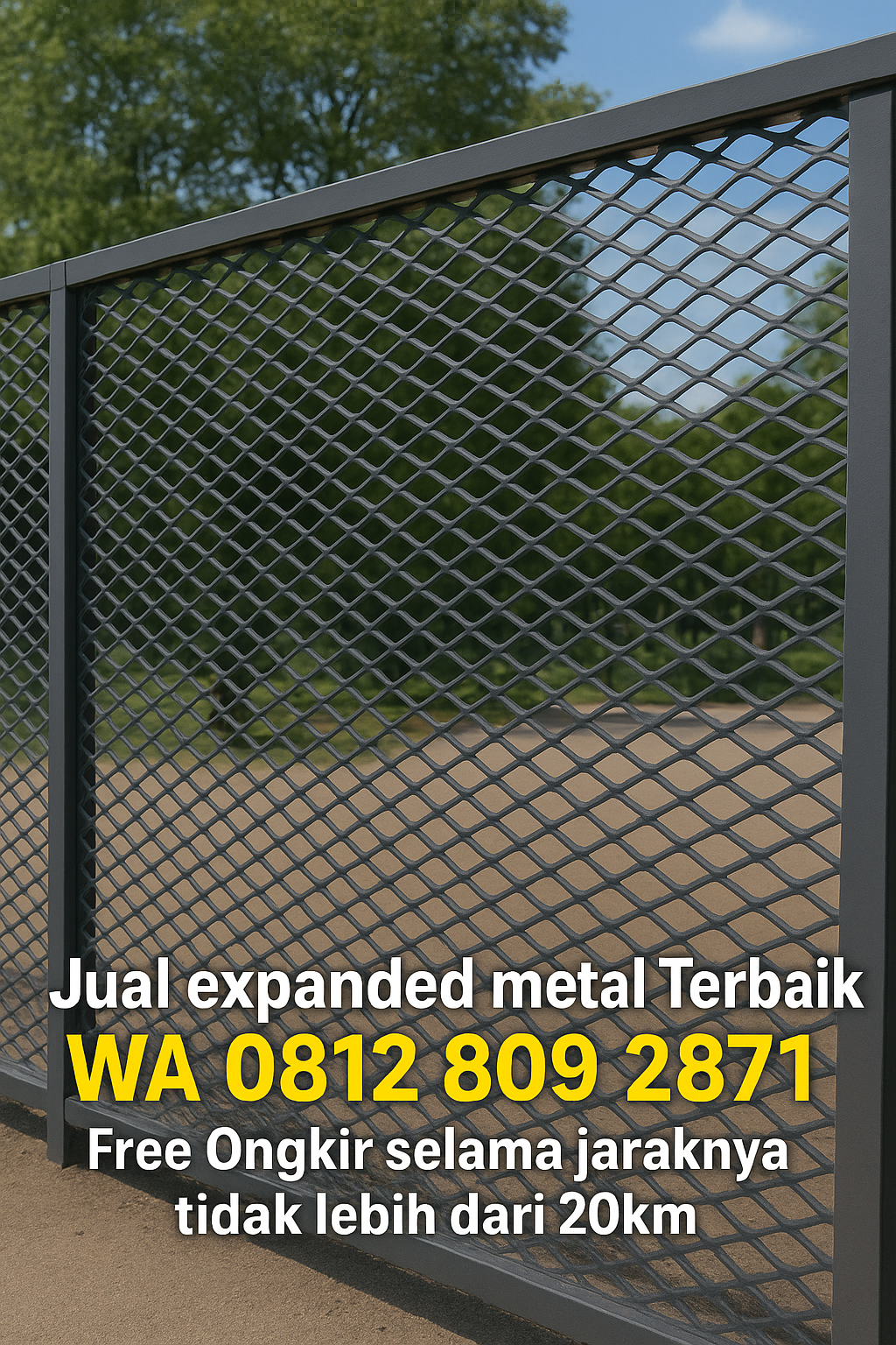 Harga Expanded Metal Perlembar Terdekat Murah 08128092871
