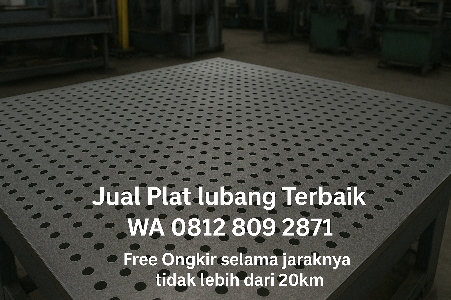 Distributor Plat Lubang Bekasi Terdekat Murah WA 08128092871