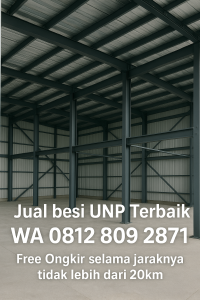Jual Besi UNP Terbaik Terdekat Murah WA 08128092871