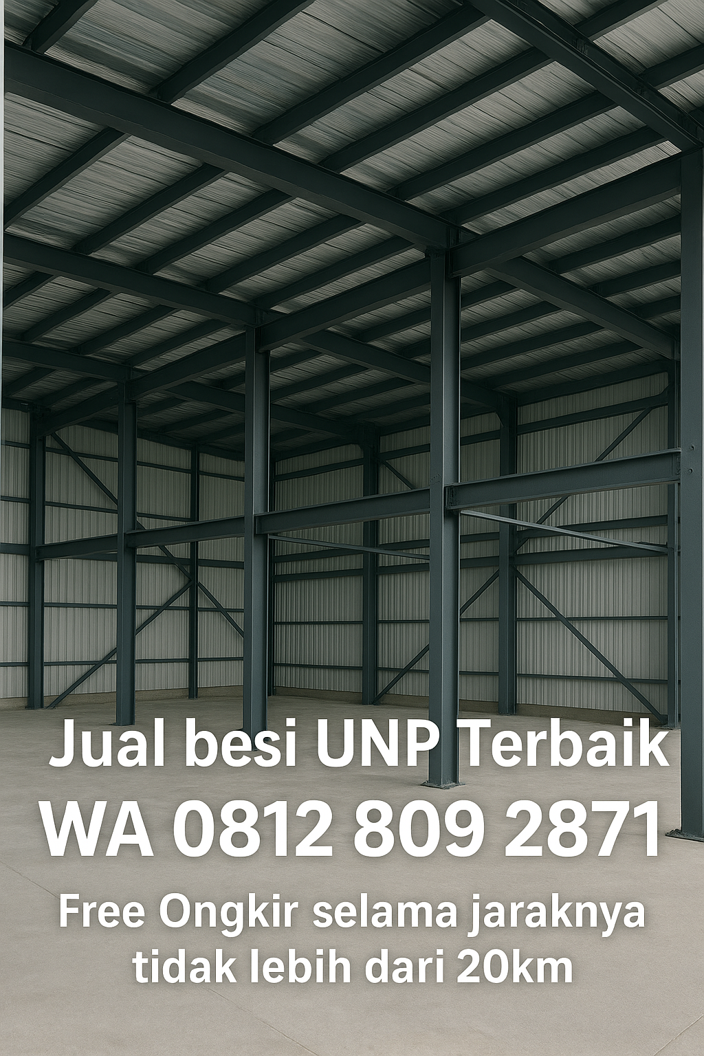 Jual Besi UNP 80 Terdekat Murah WA 08128092871
