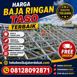 harga baja ringan, baja ringan taso