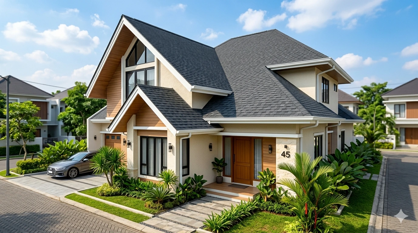7 Model Atap Rumah Bagian Depan Modern & Tips Teknis Pilih Material