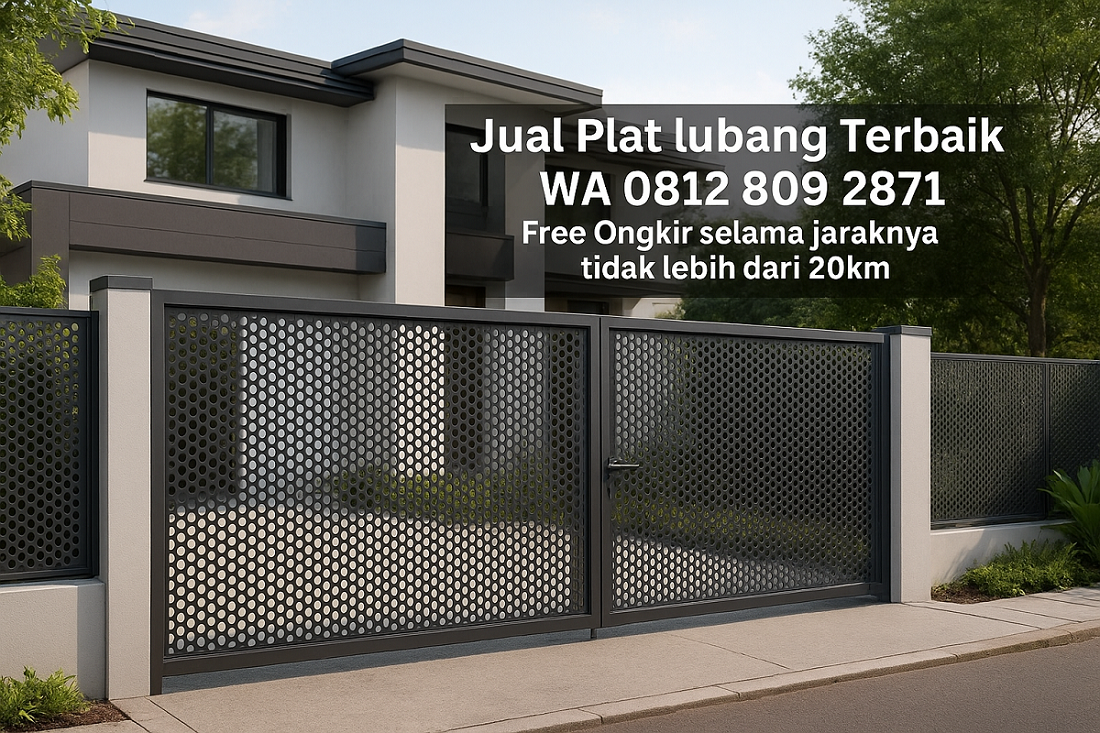 Besi Plat Lubang Bekasi WA 08128092871 Terdekat Free ongkir