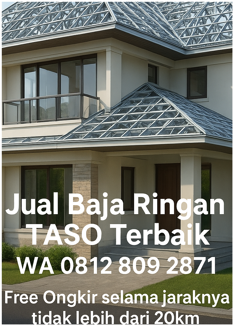 Jual Baja Ringan TASO 1.00mm Terdekat | Kuat SNI 08128092871