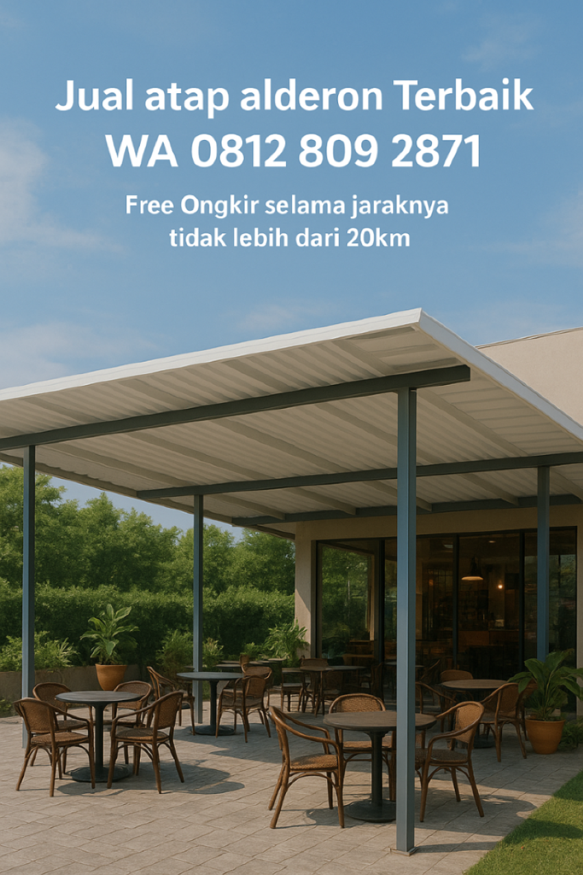 Atap Upvc Hi Roof 10mm X 83cm X 3m – White Doff 08128092871